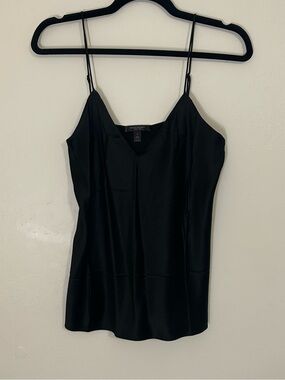 Banana Republic Black Silk V-Neck Camisole